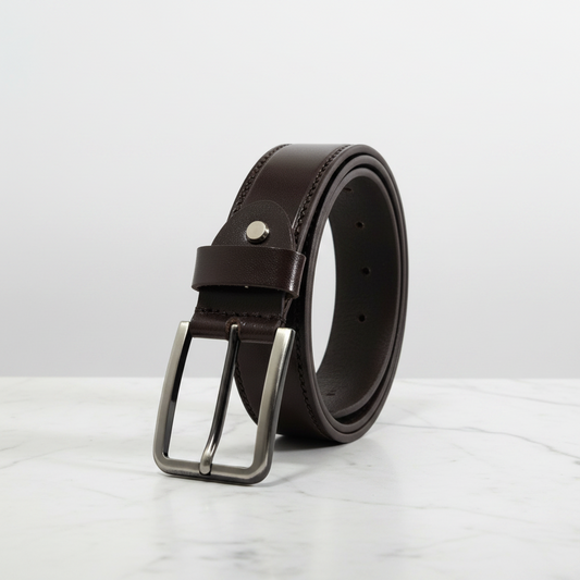 The Dual-Stitch Signature in Dark Mahogany