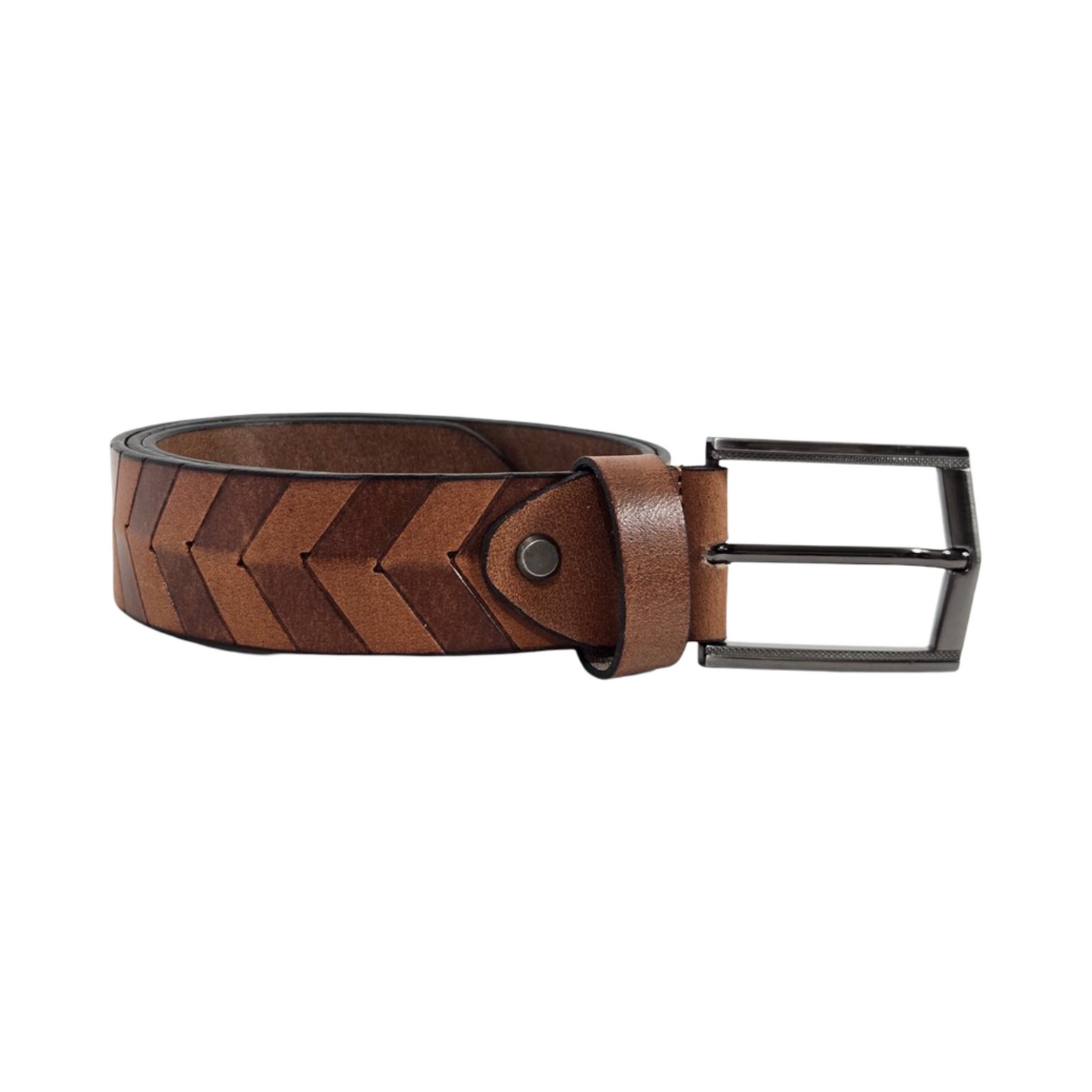 The Chevron Weave in Sahara Tan