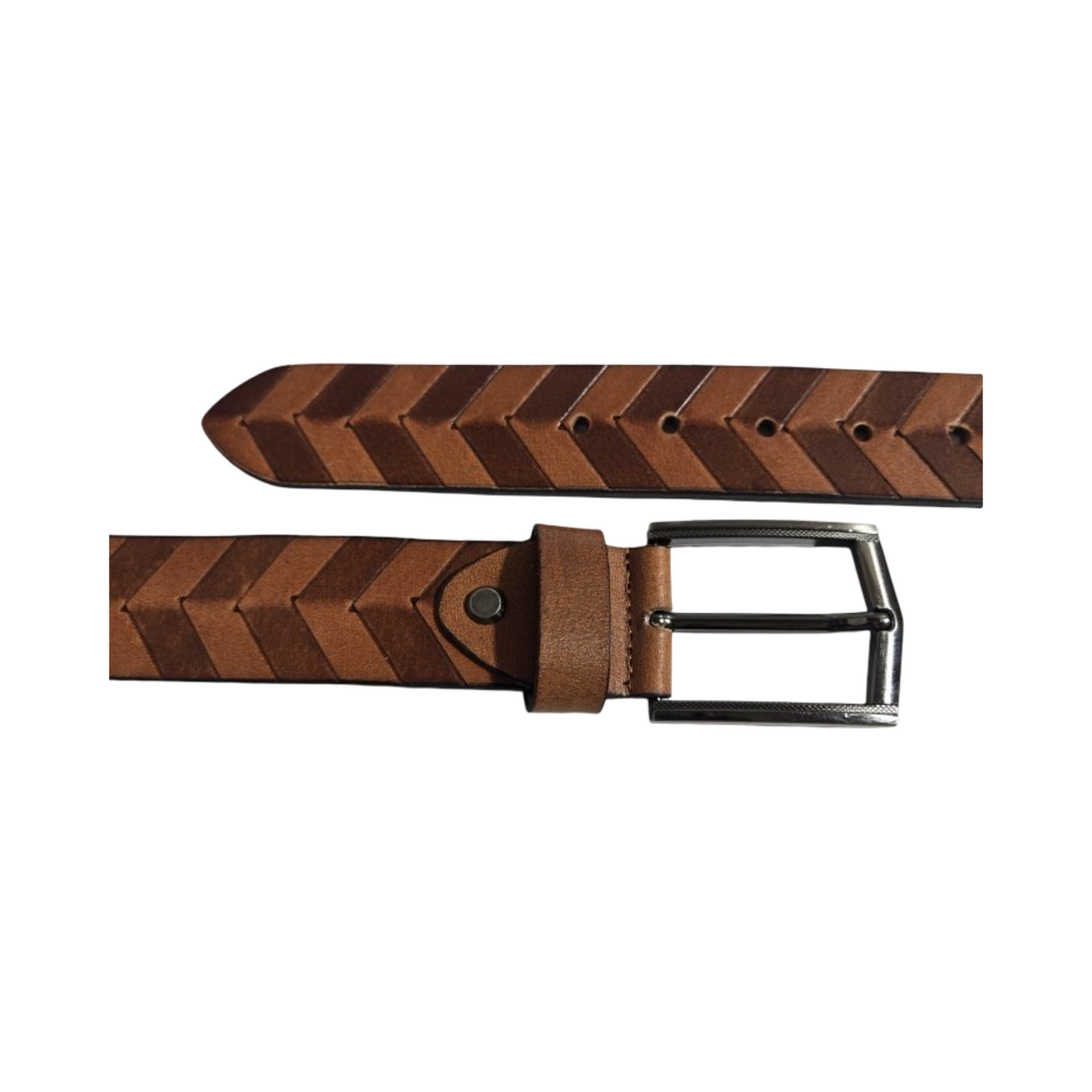The Chevron Weave in Sahara Tan