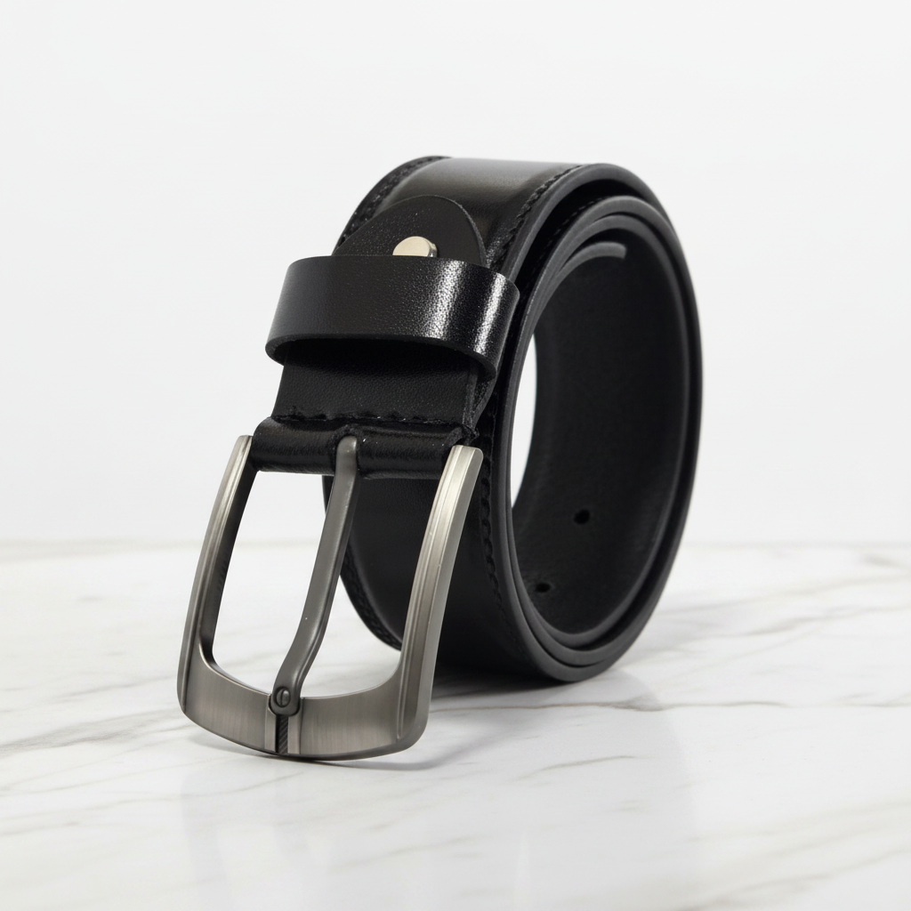 The Dual-Stitch Classic in Onyx