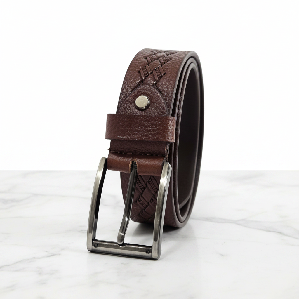 The Braided Emboss in Cognac