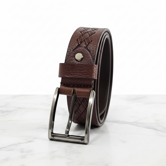 The Braided Emboss in Cognac