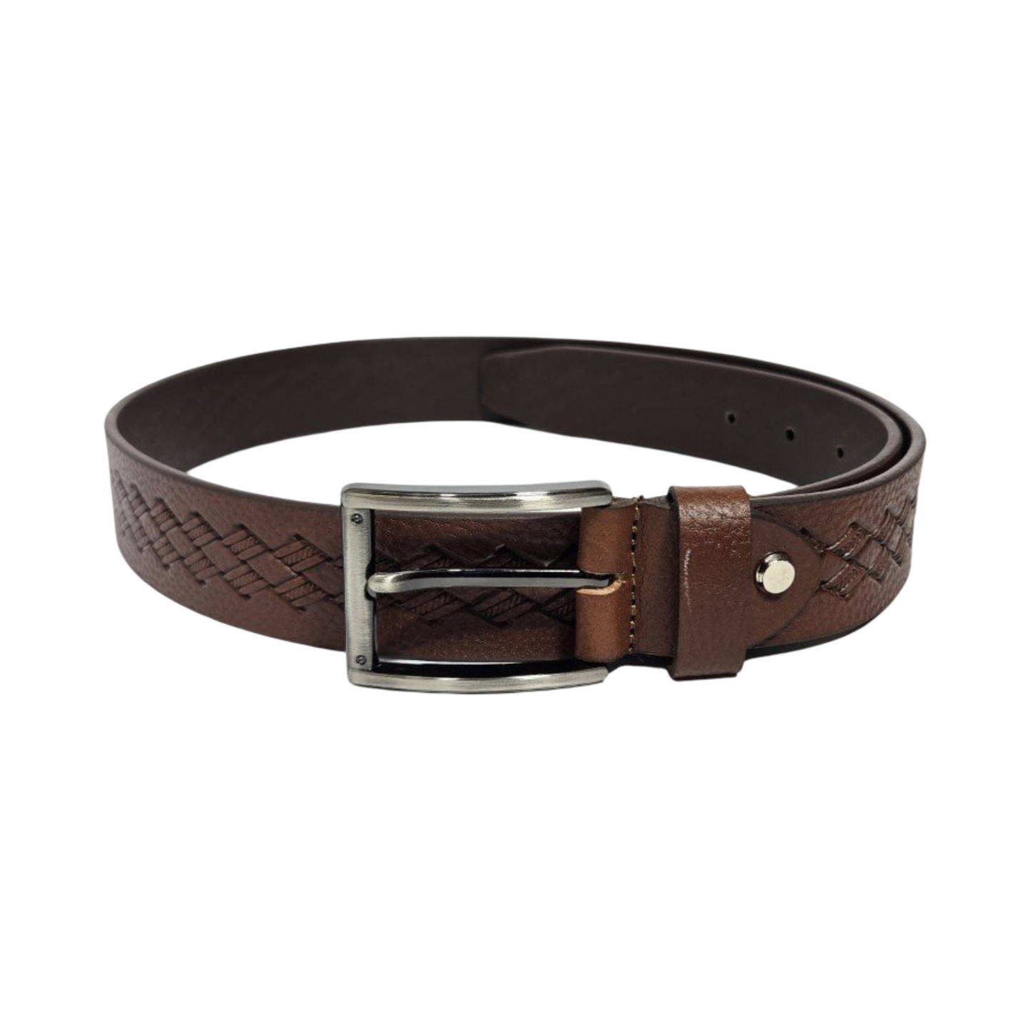 The Braided Emboss in Cognac